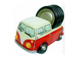 VW KOMBI UTE GLASS DRINK COASTERS
