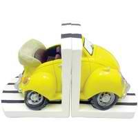 Yellow VW Beetle Bookends